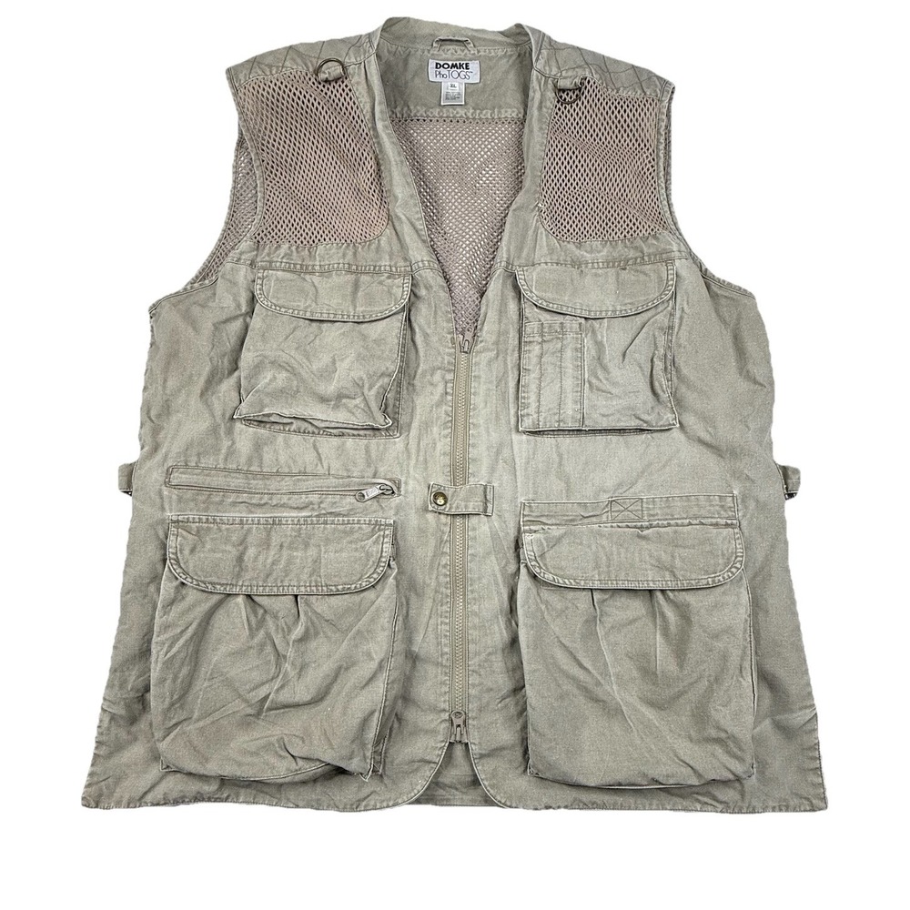 Domke phoTOGS Vest Olive Size XL Utility Photography Outdoor Multi Pocket